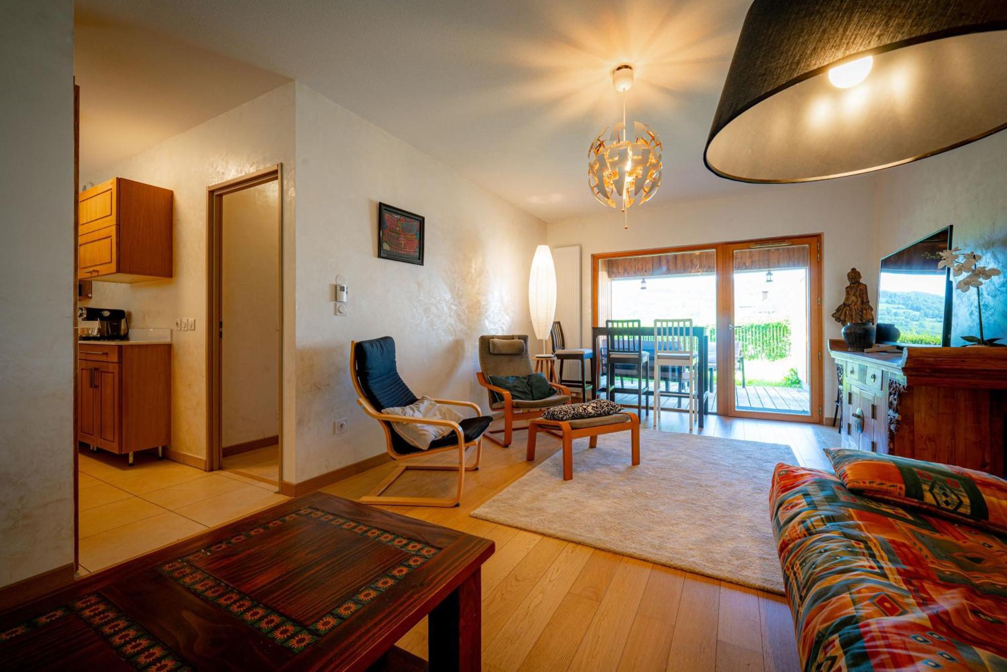 Appartamento Vue Sur Les Montagnes-Wifi-Terrasse Saint-Jean-d'Arvey Esterno foto